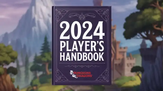 Cover of the 2022 Players Handbook 5e, featuring vibrant artwork and essential gaming information for players.
